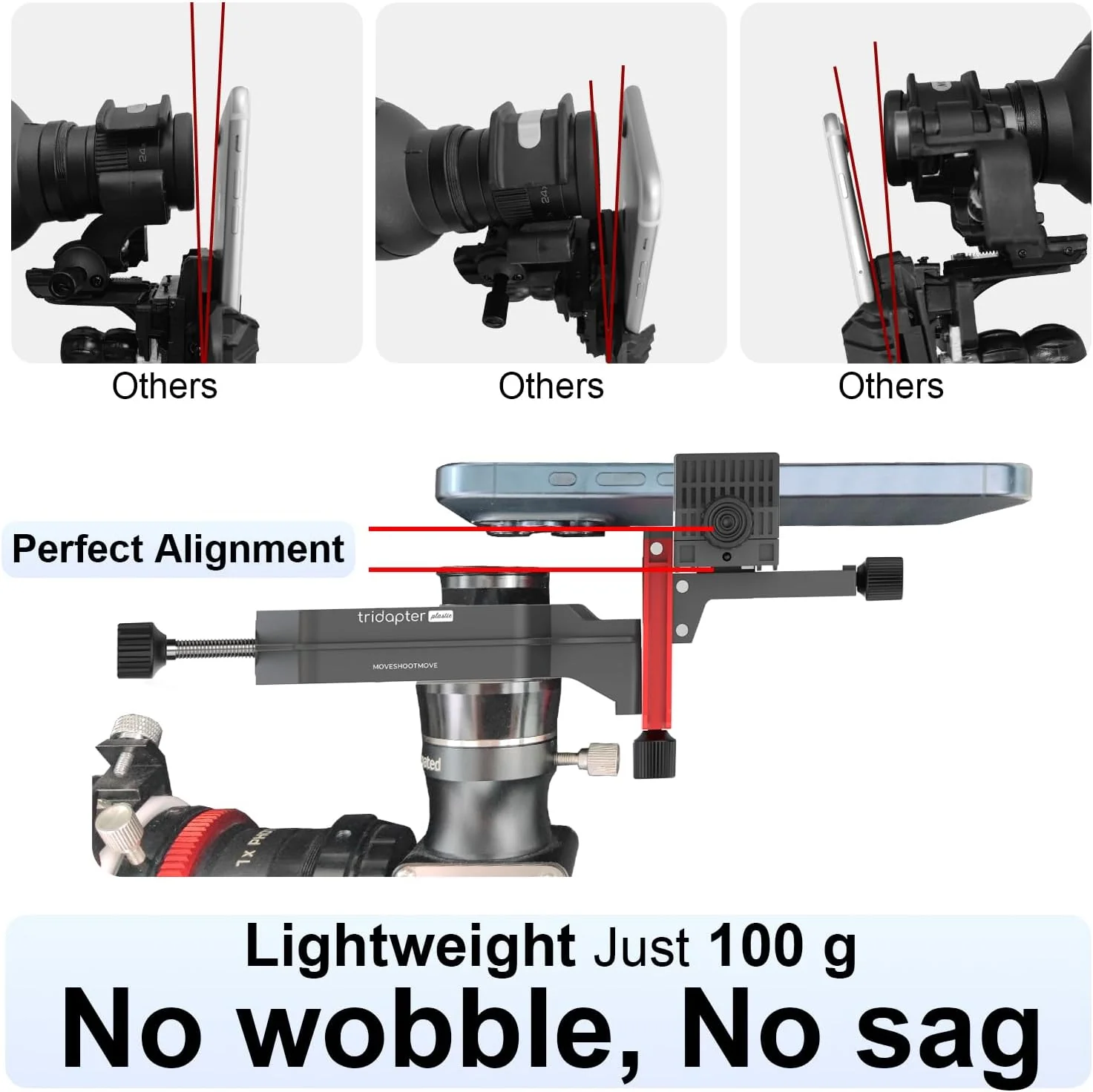 Ultra-lightweight Plastic Tridaptor😲The Lightest 3-Axis Adapter - Image 4